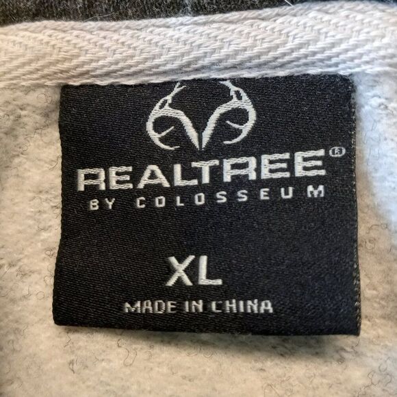 Realtree Camo Sleeves XL Lightweight Hooded Zipper Front pockets Sweatshirt - Picture 2 of 7